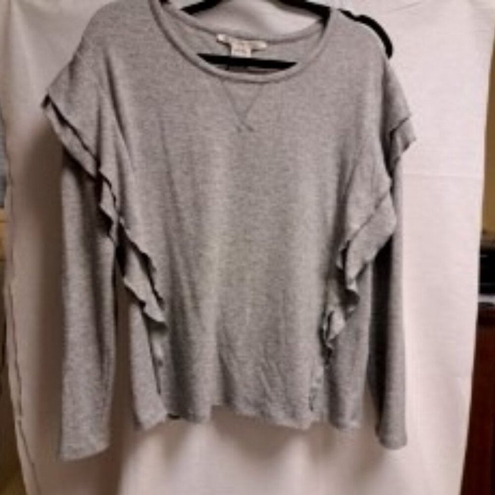 American Rag Ruffle-Sleeve top - Picture 3 of 6